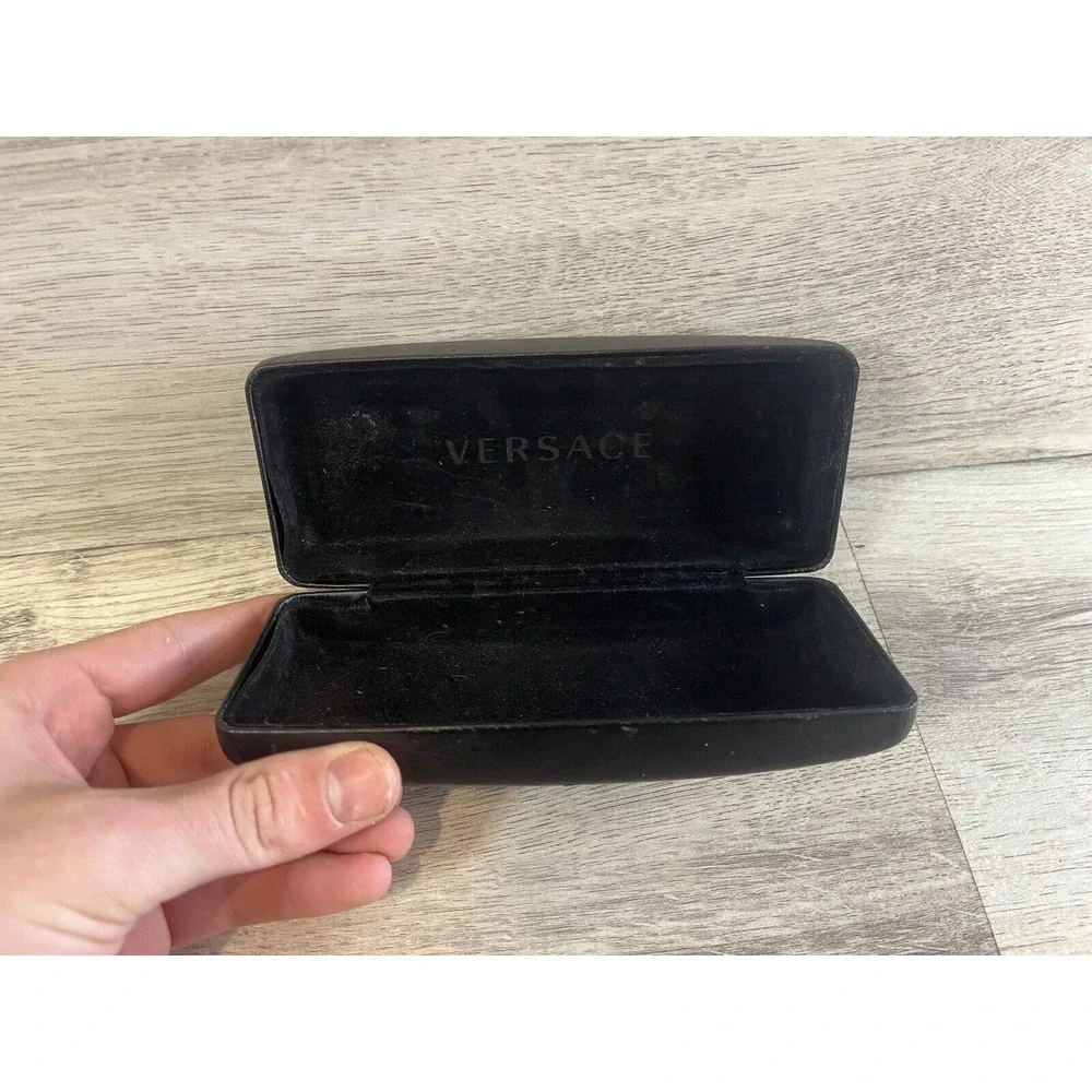 Versace Sunglasses Eyeglasses Case Only‎ Hard Case Clamshell Black